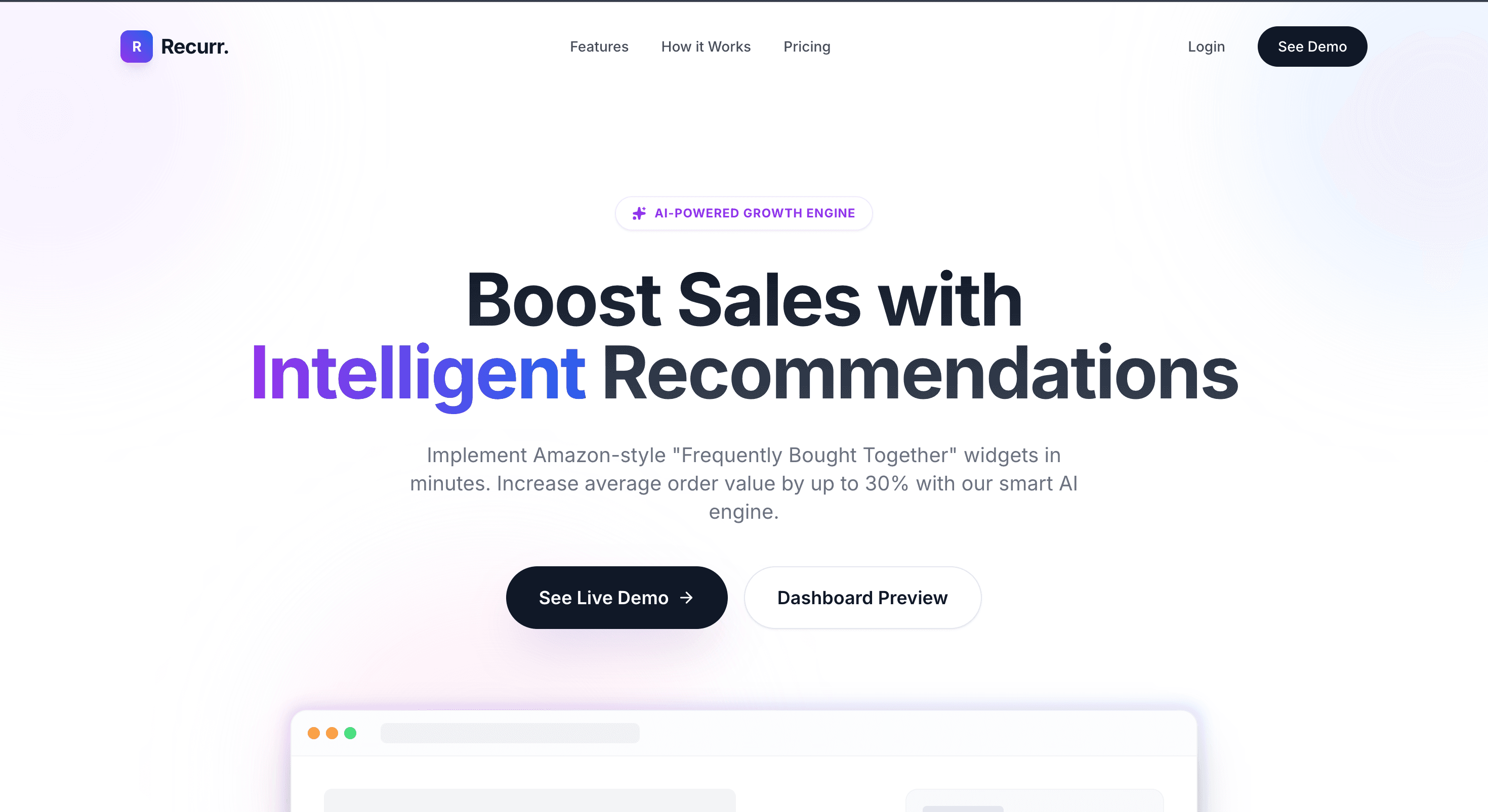 AI Product Recommendation SaaS